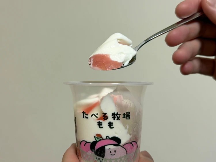 桃づくし♡ファミマ限定『たべる牧場もも』＃BAILAアイス部_2