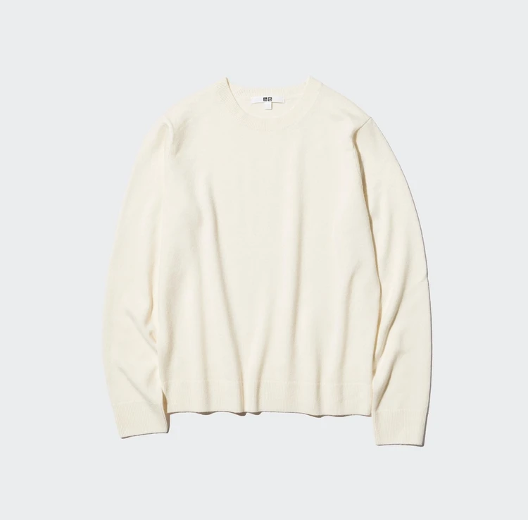 カシミヤクルーネックセーター￥9990