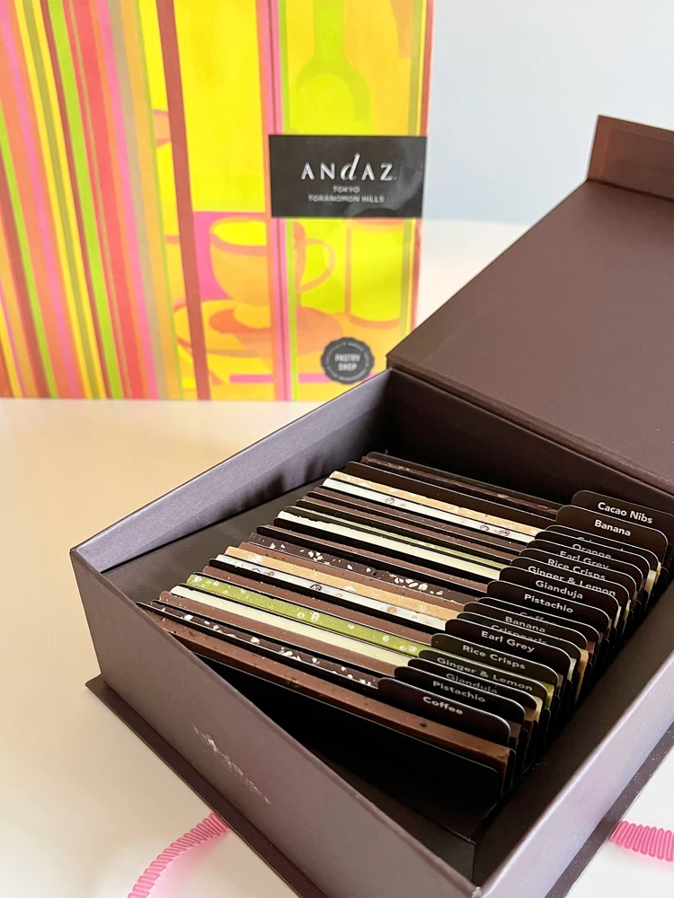 アンダーズ東京 ペストリーショップ 虎ノ門ヒルズ 手土産 ホテルスイーツ チョコレート ライブラリー 本