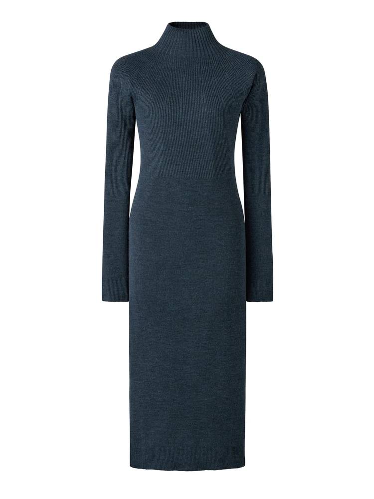 3Dニットメリノブレンドワンピース¥4990