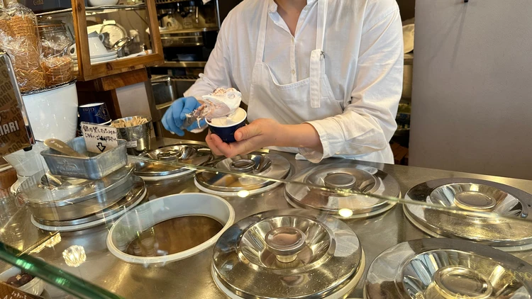 軽井沢 ジェラート Gina ジーナ 旅行 ミルク