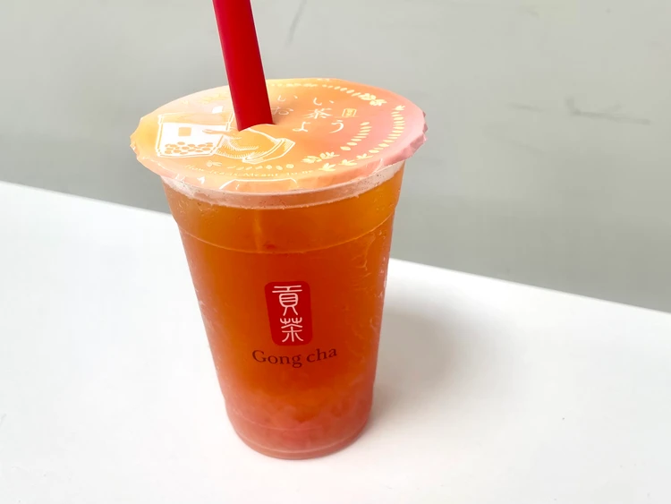 【ゴンチャ】期間限定の桃シリーズ♡ピーチフルピーチ ティーエード_3