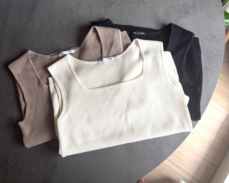 【GU購入品】定番にして最強！おすすめリブタンクトップ✨_1