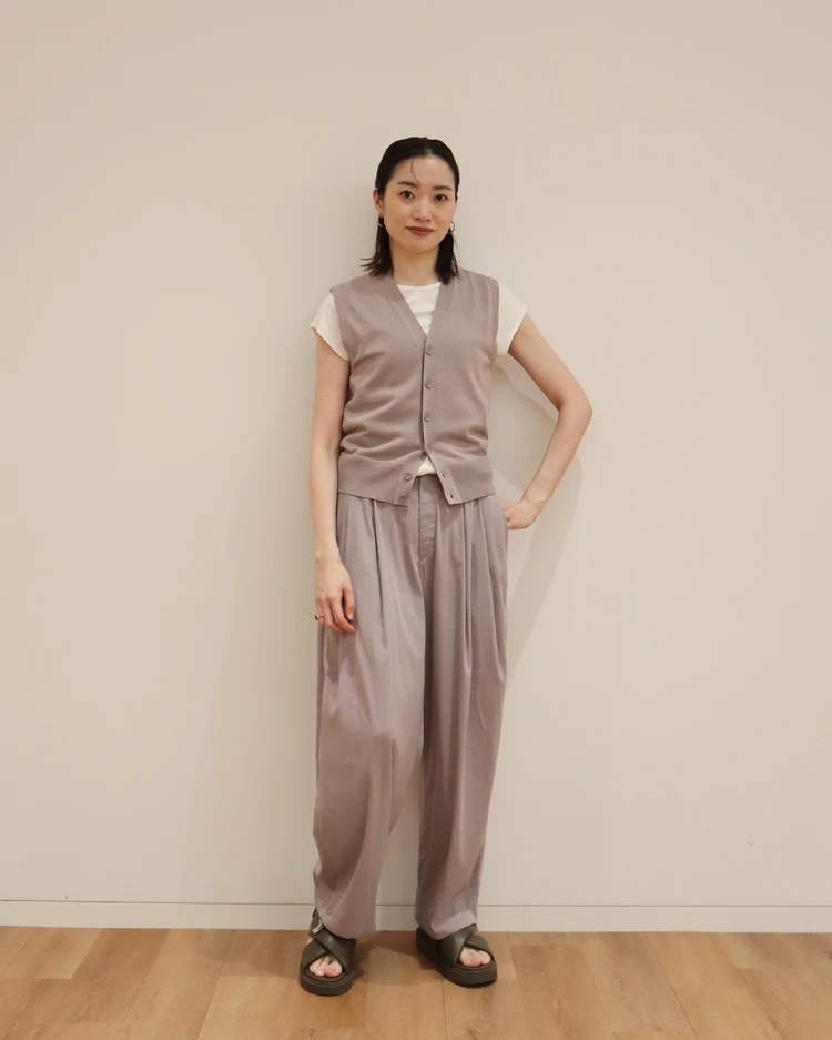 ユニクロユー Uniqlo U 2026 春夏 コレクション イージーギャザーパンツ 即完売 大人気 生地感 丈 長め 脚長