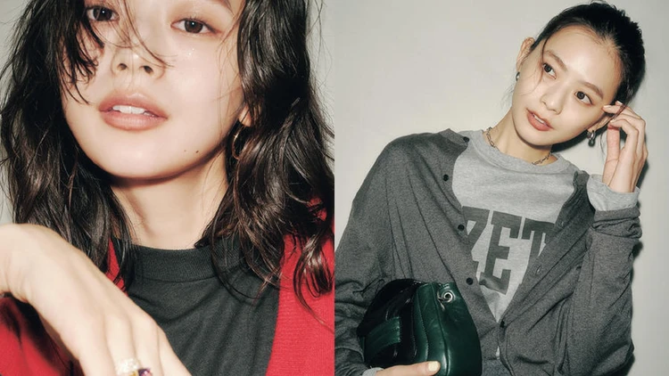 同僚から一目置かれるオフィカジは、「まじめニット」×「キャッチーなロゴT」が最適解!