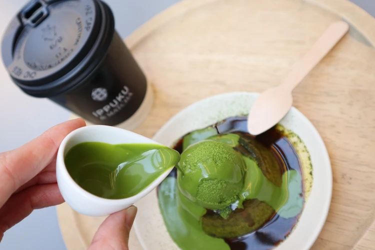 東京 日本橋 三越前 IPPUKU & MATCHA イップク アンド マッチャ プリン 抹茶 スイーツ