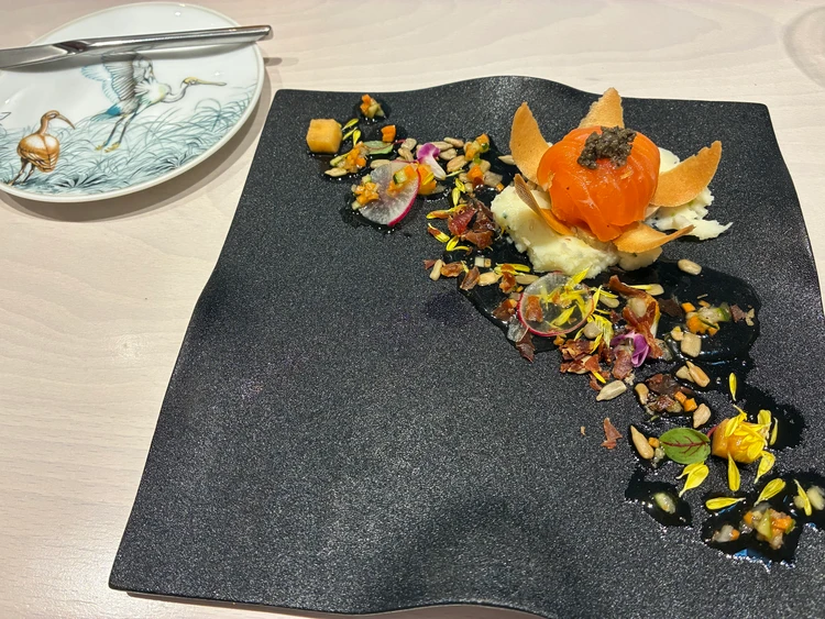 【大阪北新地グルメ】エルメスの食器で楽しむ創作フレンチ_4_2