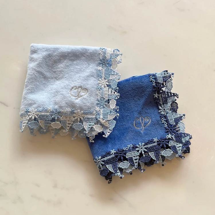 近沢レース店 タオルハンカチ 横浜元町 本店限定デザイン