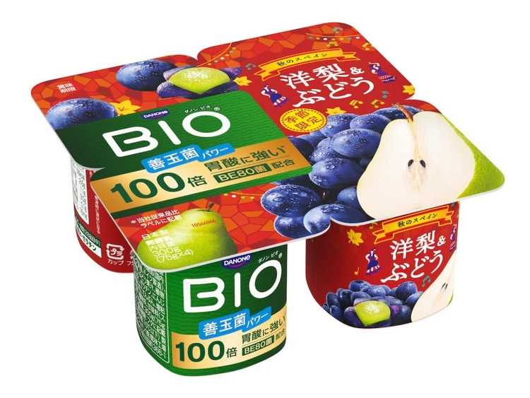 ダノン ビオ ヨーグルト 洋梨＆ぶどう