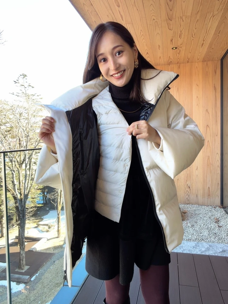 【UNIQLO】パフテックベストとダウンの重ね着