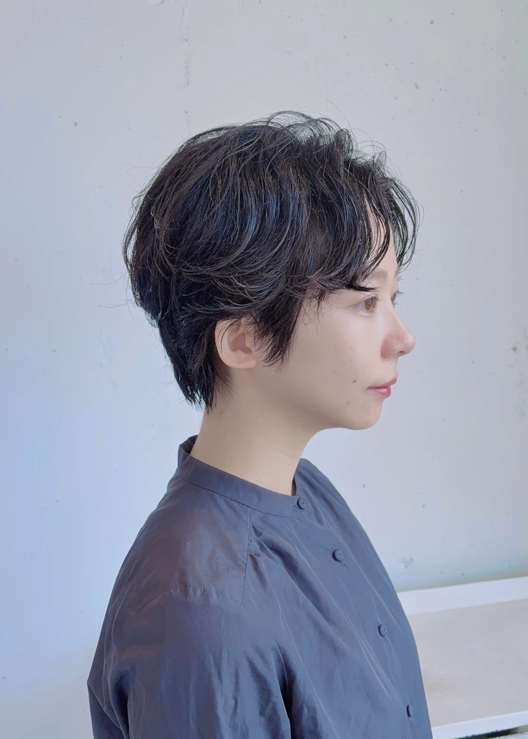 エアリーな外ハネショート　サイド