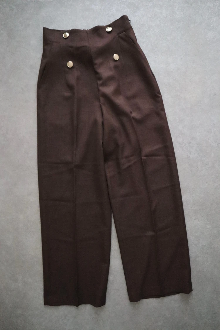 TONAL　トーナル　カセット服　貴島明日香　コラボ　マルチセットマリンワイドパンツ　マルチセットダブルジャケット