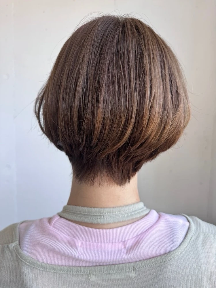 30代髪型・ボブのバック