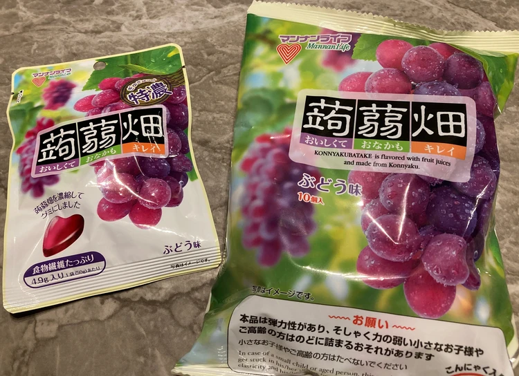 【関西エリア限定発売】ぎゅぎゅっと特濃蒟蒻畑　ぶどう味_1