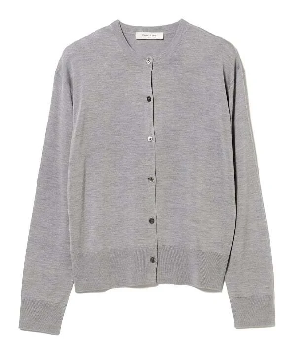 デミルクス ビームス　シルク クルーネック カーディガン　￥25300