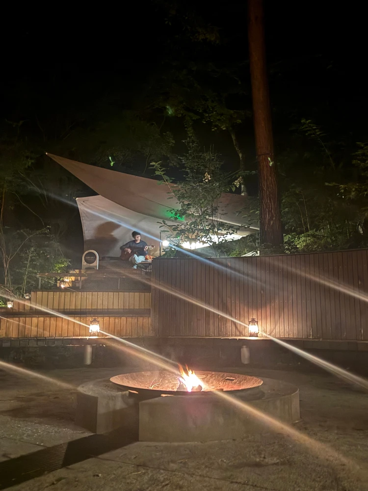 星のや富士　焚き火bar