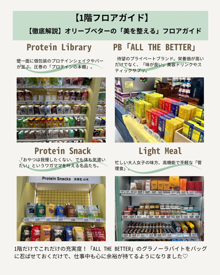 【渡韓リスト必須】コスメなしのオリヤン！？「オリーブベター」の新業態インナーケアアイテムが凄すぎた_2