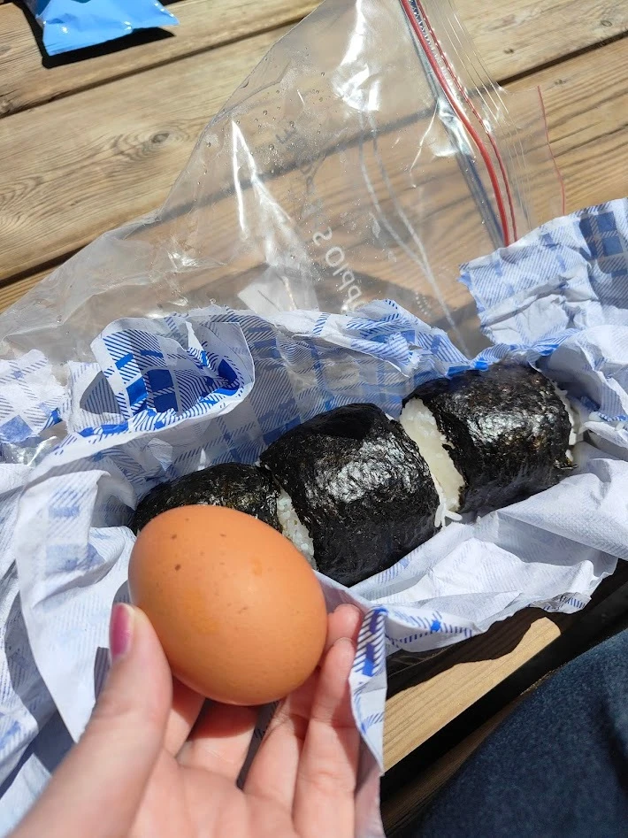 イタリア　モンブラン　登山　おにぎり