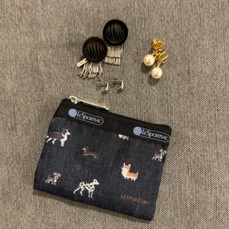 ワンコ柄ポーチ（小）