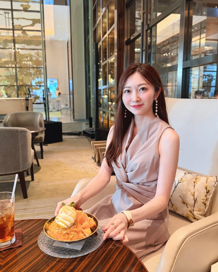 パレスホテル　マンゴー　かき氷　東京ホテル　ホテルカフェ