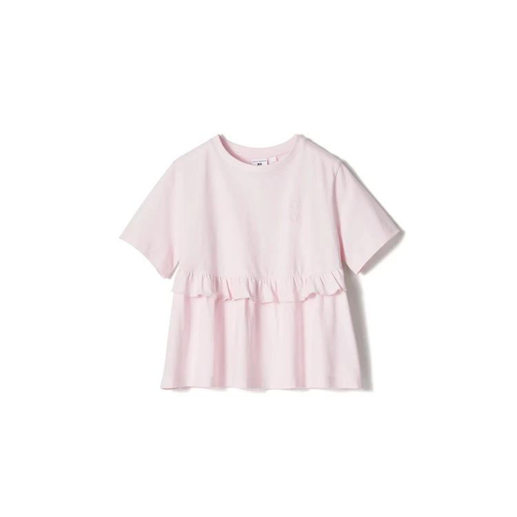 ユニクロ アンド セシリー バンセン GIRLS フリルT¥1500