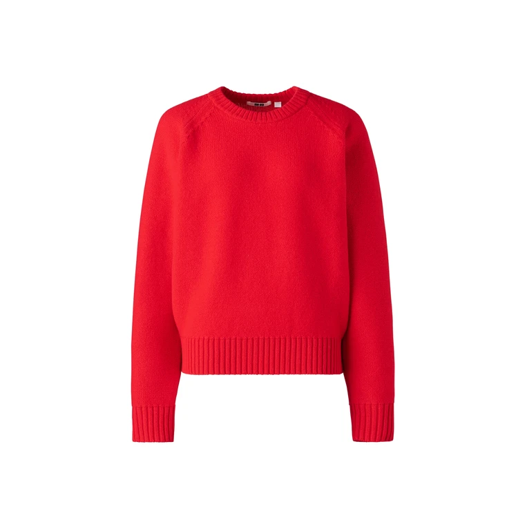 ユニクロ ユー　ラムクルーネックセーター￥3990