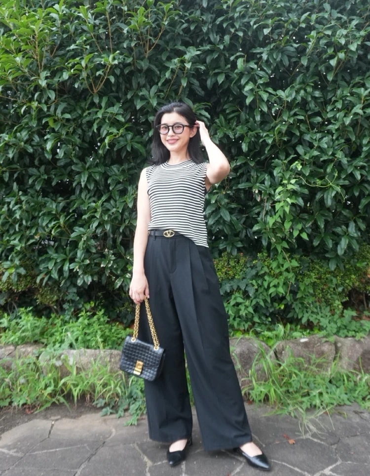 【GU】名品パンツ発見!30代のスタイルが整う「タックワイドパンツMN」_6_1