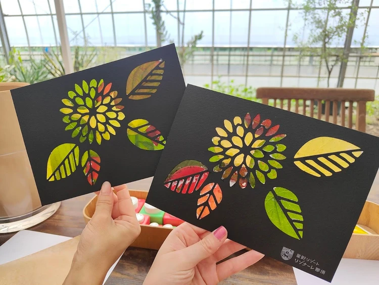 リゾナーレ那須　ポストカード作り　体験