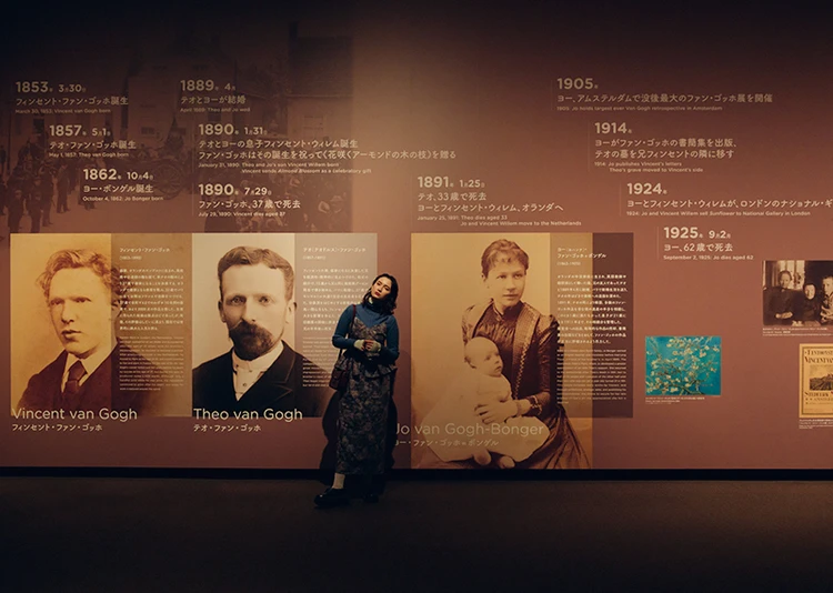 市川紗椰が東京都美術館　「ゴッホ展 家族がつないだ画家の夢」へ行く