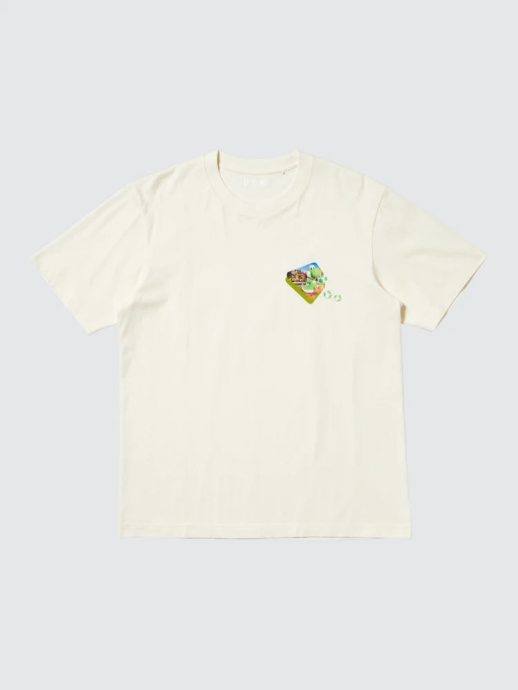 ユニクロ　ザ・スーパーマリオギャラクシー・ムービーUT　アイボリー