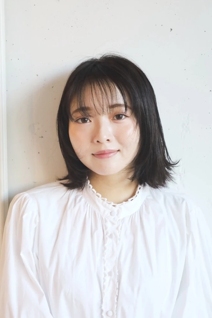 30代髪型・ボブの正面