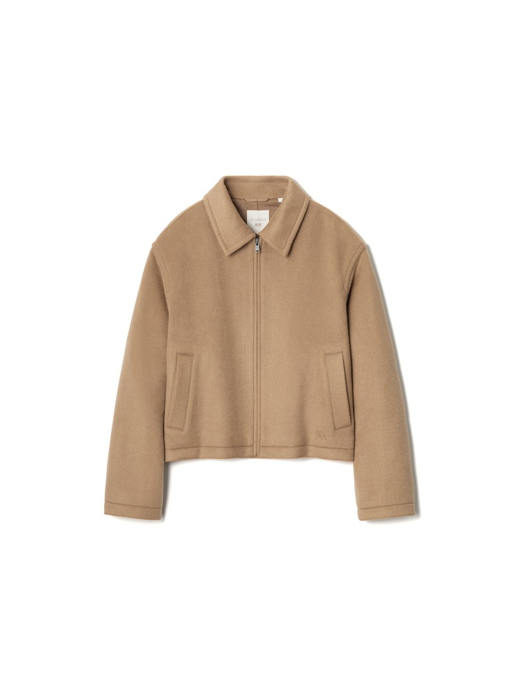 ブラッシュドショートブルゾン￥7990