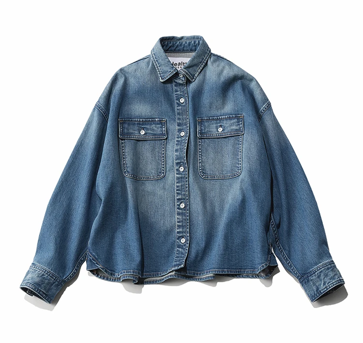 ヘルシーデニム Almond Milk デニムシャツ ¥20,900