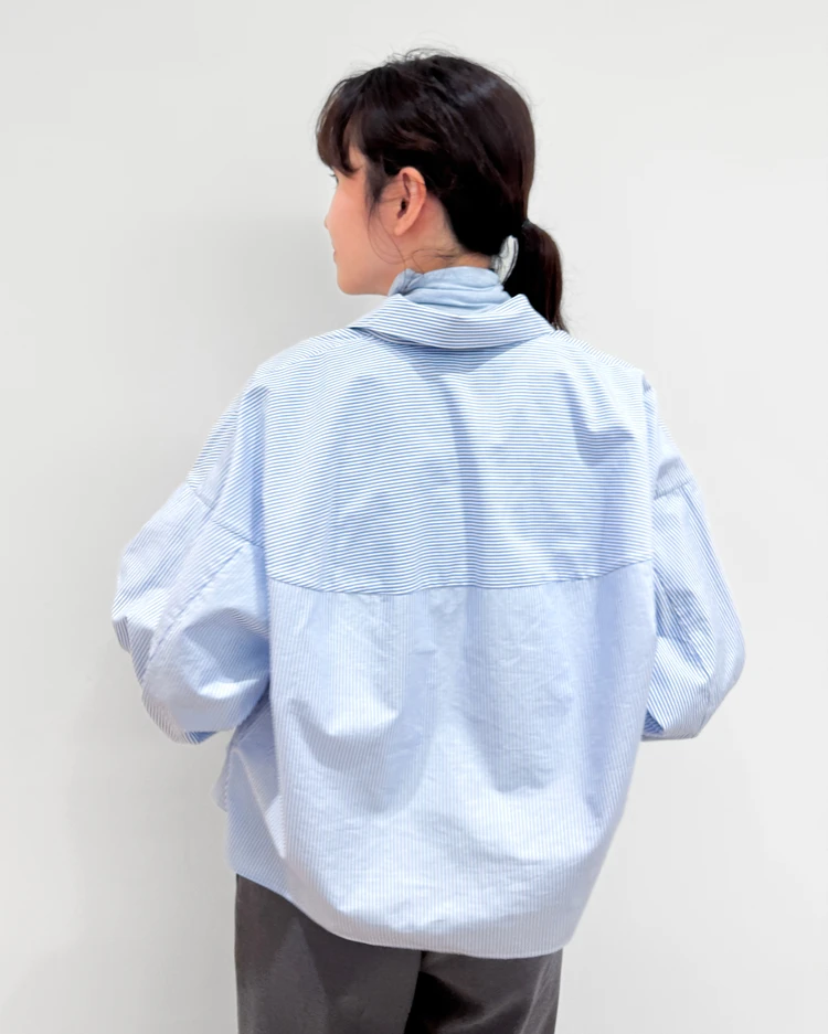 【バズり中！】ユニクロシーの新作「コクーンシャツ」が使える！_4