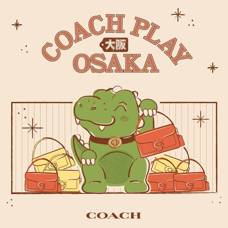 COACH(コーチ)が大阪・心斎橋に体験型コンセプトストア「コーチ プレイ 大阪(COACH PLAY OSAKA)」 をオープン