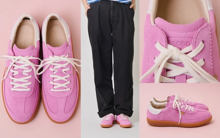 【ECCO】ピンクのスニーカーは大人にこそ似合う上品さが大事！【きれいめ派の通勤・休日スニーカー】