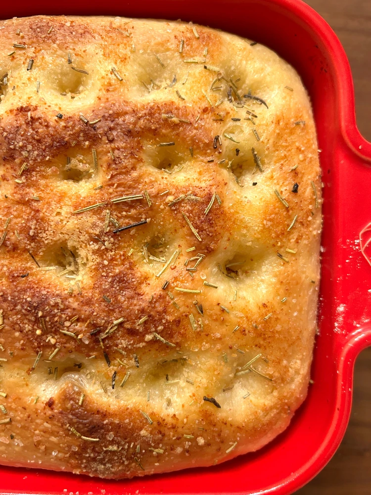 【朝焼くだけ20分！】夜中仕込みのふわもち絶品フォカッチャレシピ☆_1