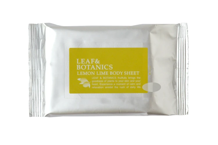 リーフ＆ボタニクス 【春夏限定】 ボディシート レモンライム