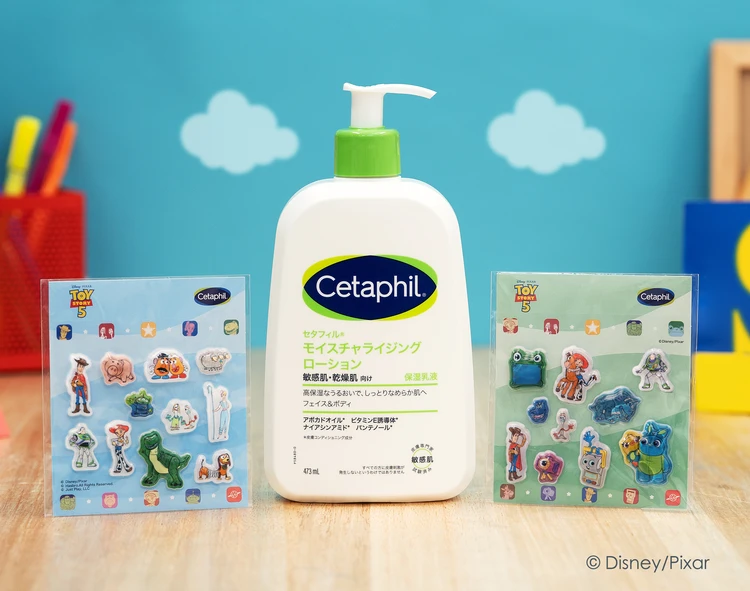 【cetaphil（セタフィル）】映画『トイ・ストーリー5』デザインのオリジナル透明ぷっくりシール付き限定セットを発売！