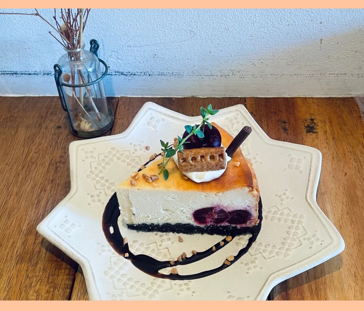 新大塚 カフェ「CAFE SOROR」チーズケーキ