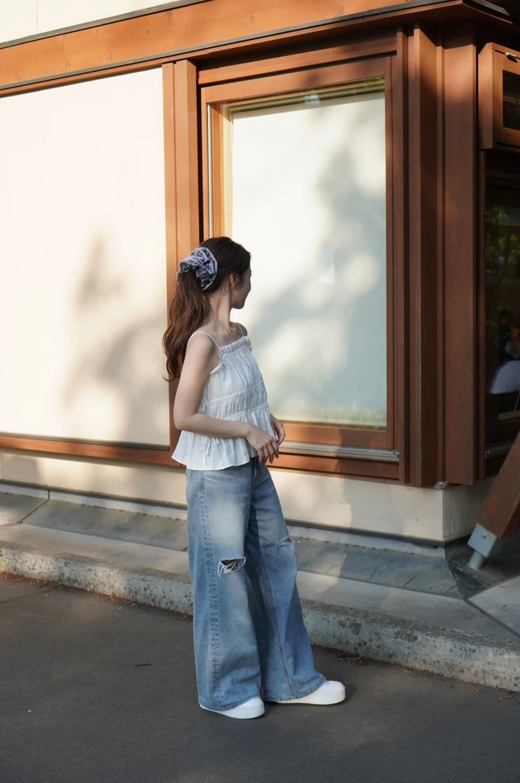 【YANUK】骨格ウェーブ必見♡この夏ヘビロテ確定のルーズデニム”MARY”を徹底レビュー！_4_1