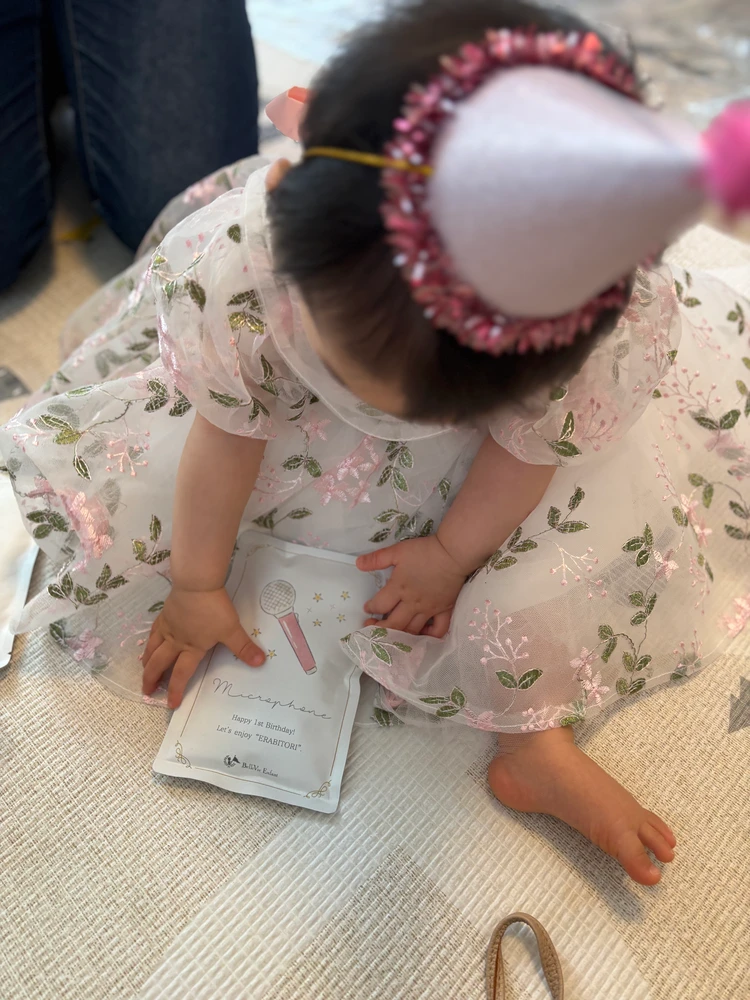 1歳女の子バースデーお家でお祝い【お祝いプレート、スマッシュケーキ】_5