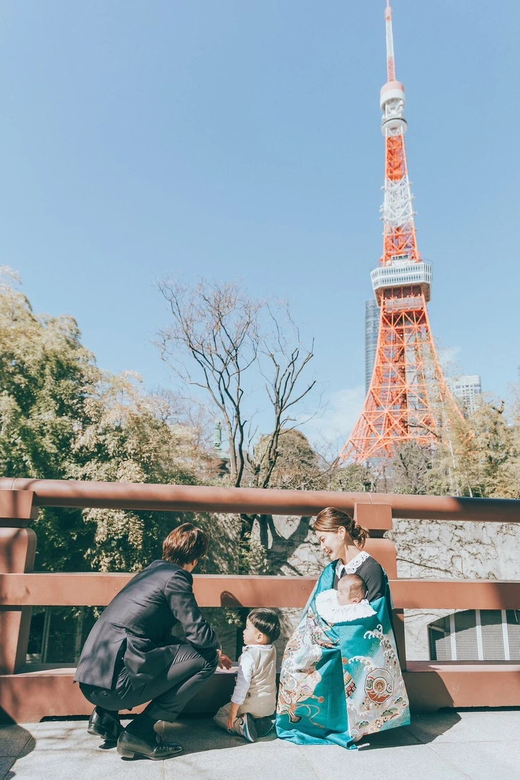 生後100日のお宮参り＆お食い初め。増上寺でのロケーション撮影_4_1