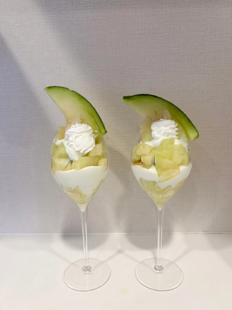 猛暑のおうち時間に！10分で作れる贅沢メロンパフェ_4_3