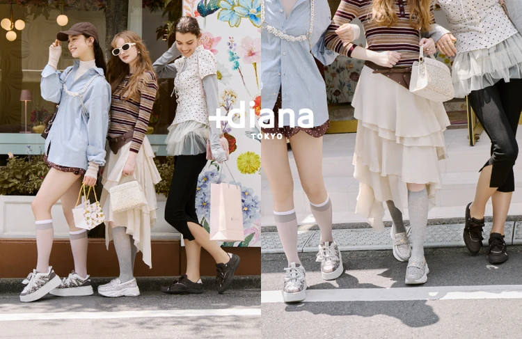 【DIANA（ダイアナ）】「プラスダイアナ」から「With My Best Friend #仲良しと一緒に」をテーマとした26 Autumn/Winter Collectionが到着！ 