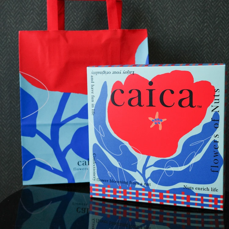 【caica(カイカ)】のショッパーデザイン