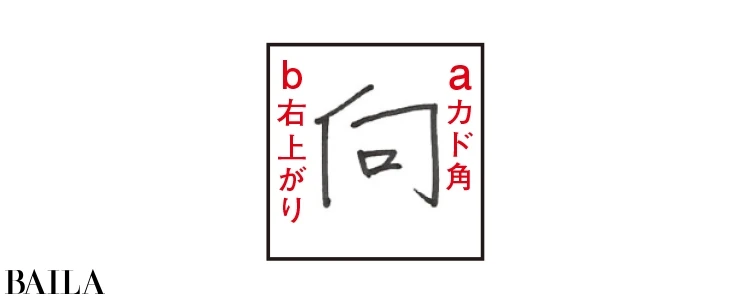 【書き文字性格診断・基本性格④】あなたの＜変わり者度＞を「向」の書き文字で診断_2