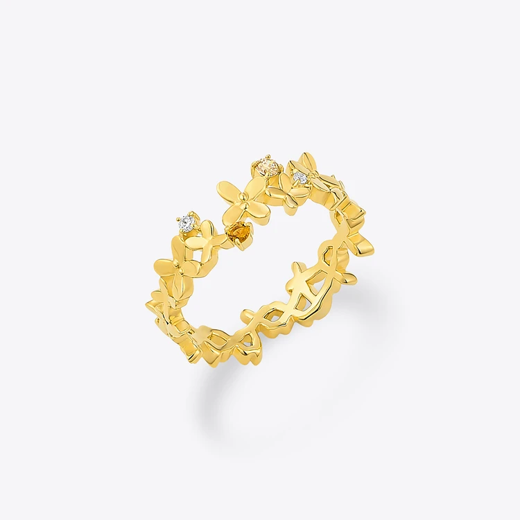 SV925(YGc) Ring / Citrine / CZ ￥14960