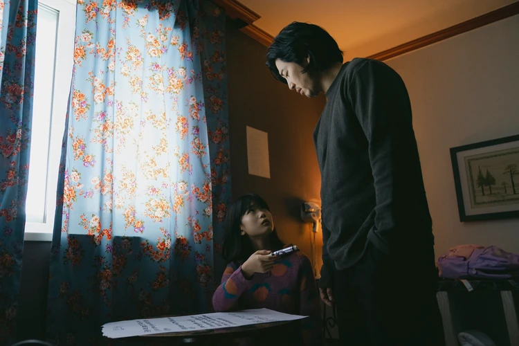 誘拐の日 ミョンジュンとロヒの2ショット