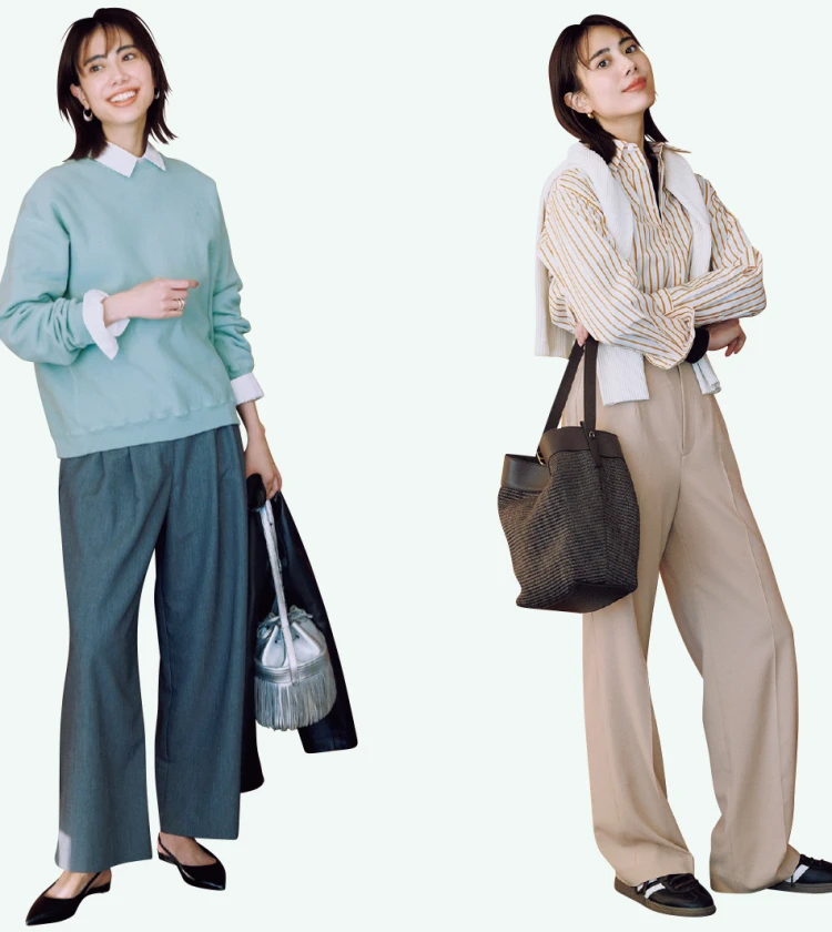 美シルエットで着回せる【働く毎日の相棒「生真面目パンツ」4選】